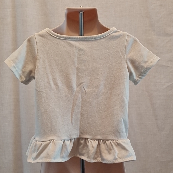 5/$20. WONDER NATION white Ruffled Helm little girls short set sz 3T GUC - Picture 3 of 7